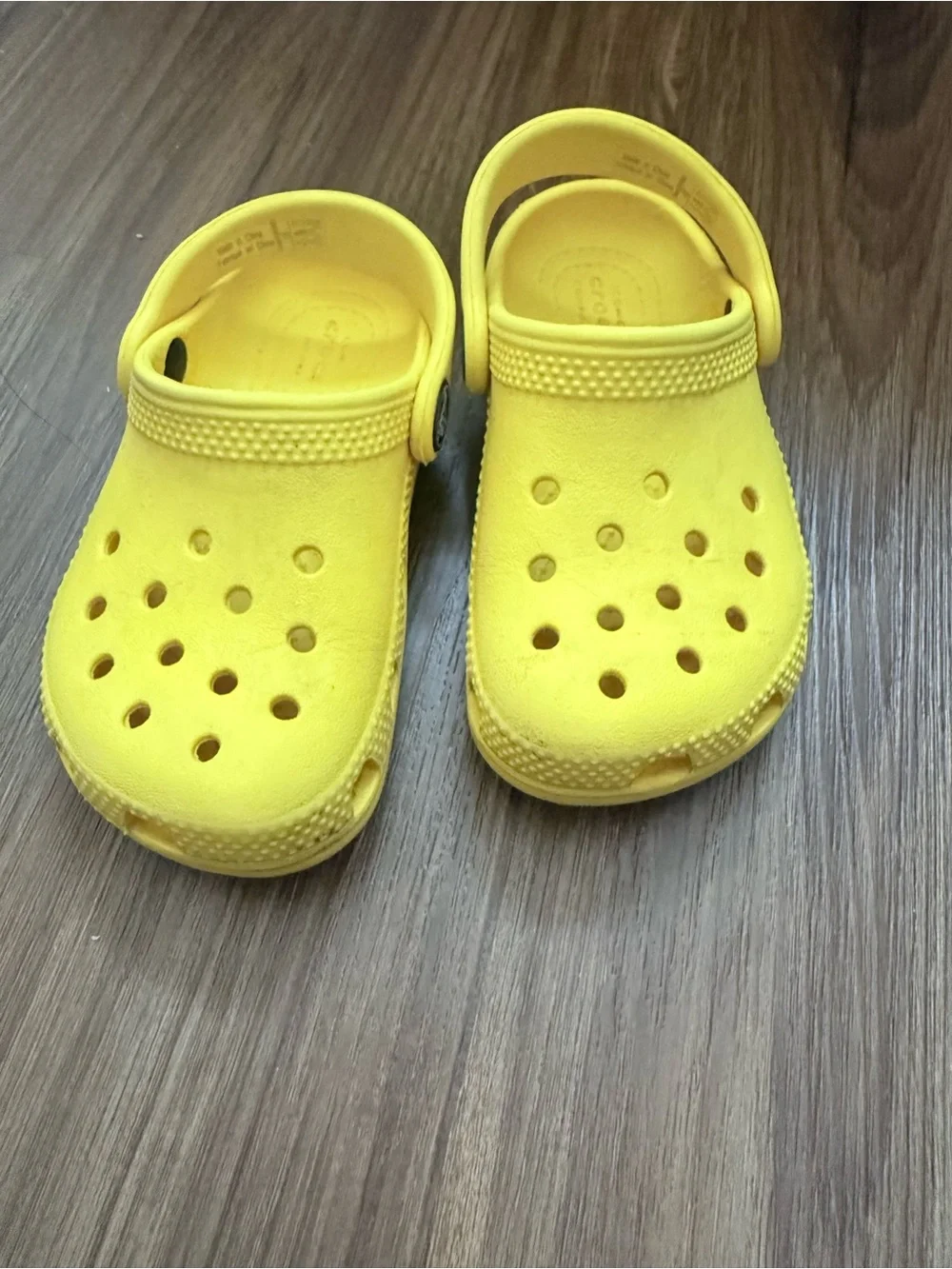 Crocs Yellow Toddler Size 8C